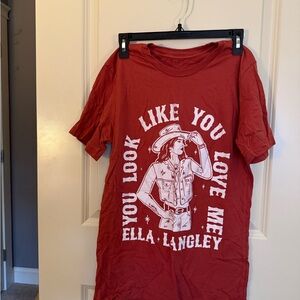 Ella Langley Official Merch - 'you look like you love me' Cowgirl T-Shirt